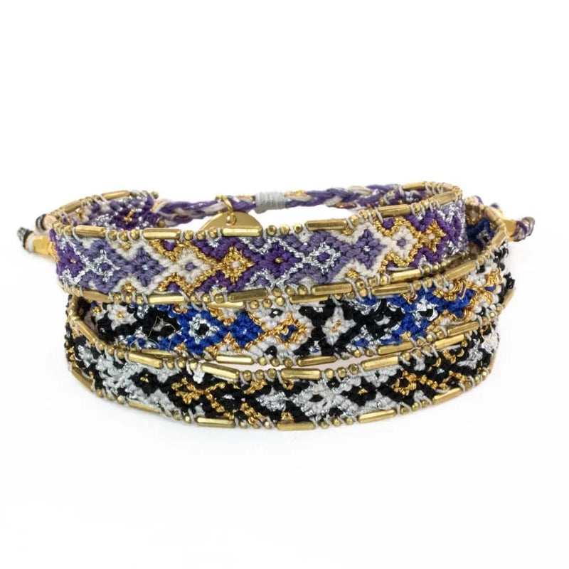 Bundle - Moonlight Metallic Friendship Bracelets Love Is Project