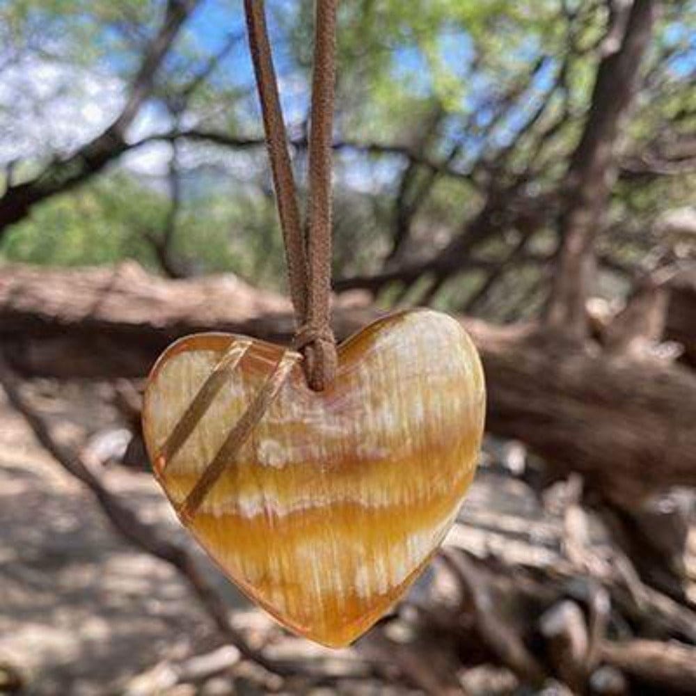 New Engravable Open Your Heart Necklace - Natural