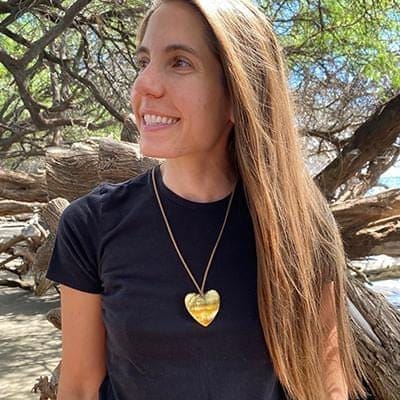 New Engravable Open Your Heart Necklace - Natural