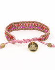 Taj Beaded Bracelet - Jaipur Pink