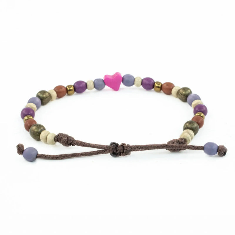 Tagua Heart Bracelet - Handmade Heart Bracelet | Love Is Project Love Is Project
