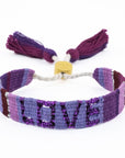 ATITLAN LOVE BRACELET - PURPLE & VIOLET