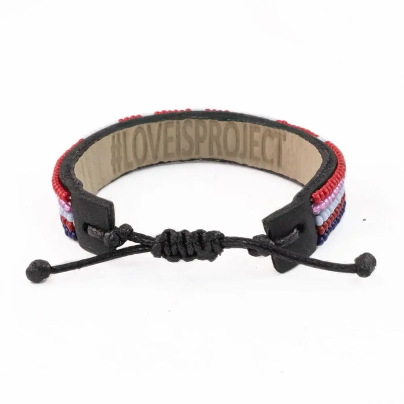 Ombré LOVE Bracelet - Ruby Dream Love Is Project