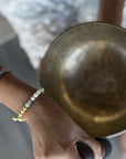Namaste Chakra Stone Bracelet - Sand Amazonite