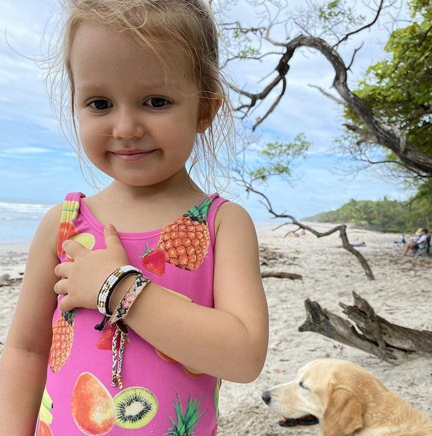 Skinny LOVE Bracelet - White Gold