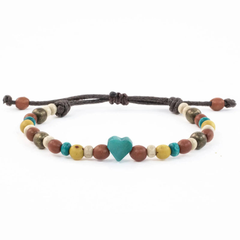Tagua Heart Bracelet - Handmade Heart Bracelet | Love Is Project Love Is Project