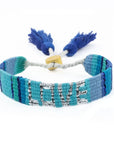 ATITLAN LOVE BRACELET - BLUE, TURQUOISE & INDIGO