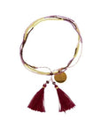 Bali UNITY Beaded Wrap/Necklace - Purple