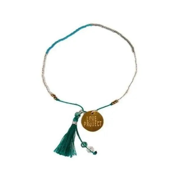 Bali UNITY Beaded Bracelet - Green Love Is Project