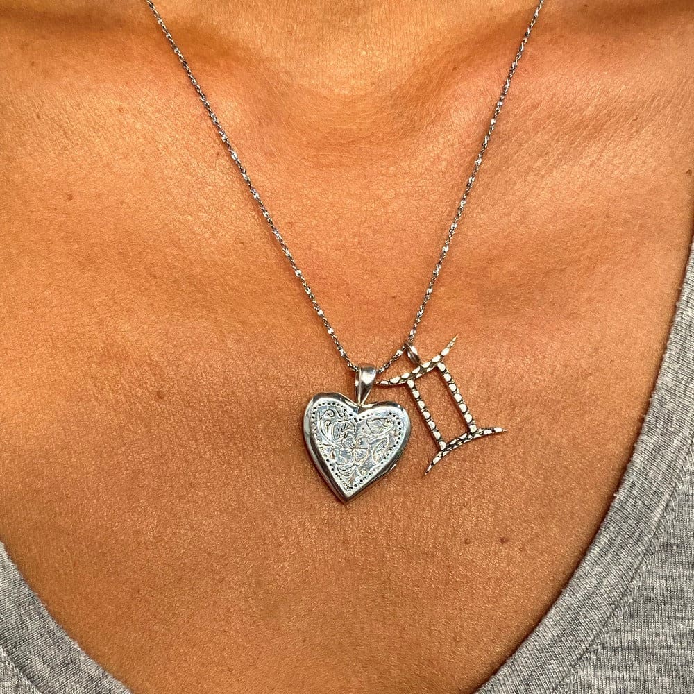 Love Heart Locket Necklace Charm