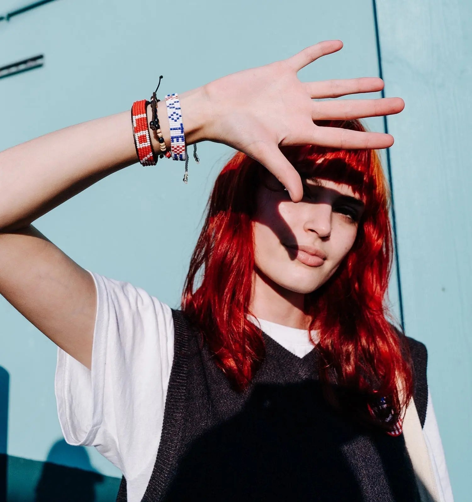 Vote Bracelet - Black/White Love Is Project