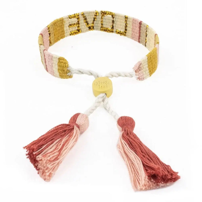 ATITLAN LOVE Bracelet - Yellow & Gold Love Is Project