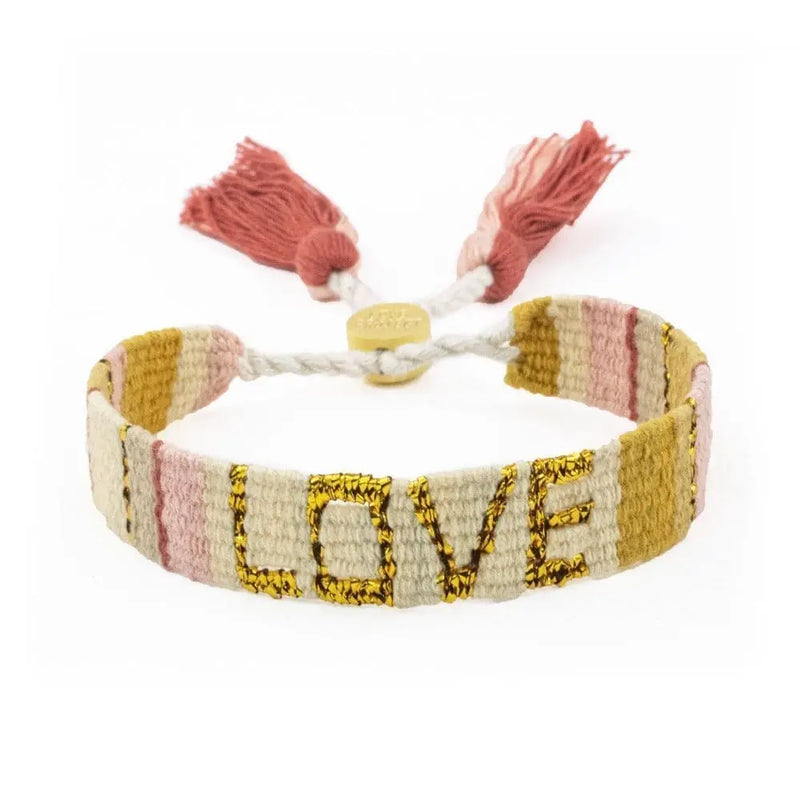 ATITLAN LOVE Bracelet - Yellow & Gold Love Is Project