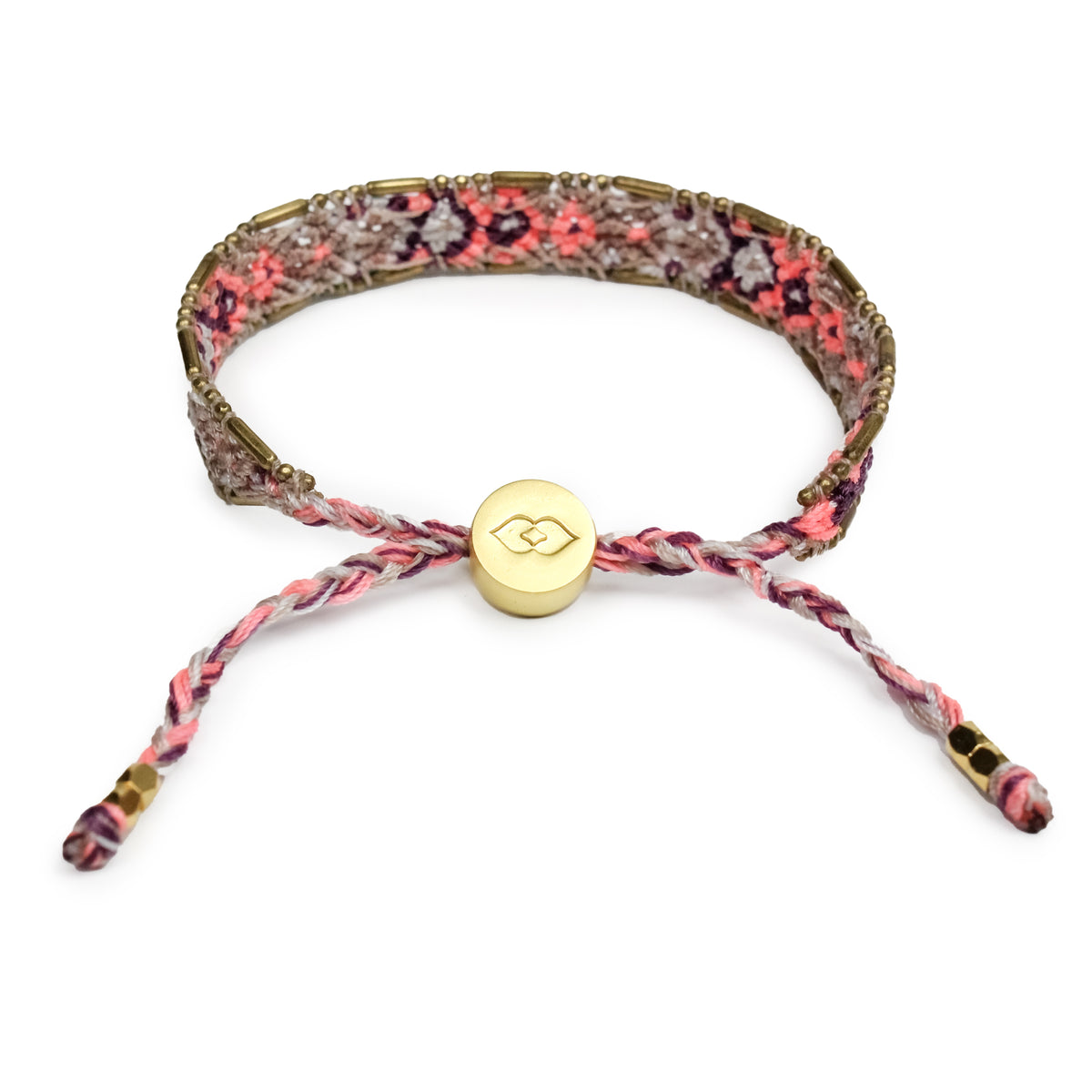 Bali Friendship Bracelet - Sherbet Peach