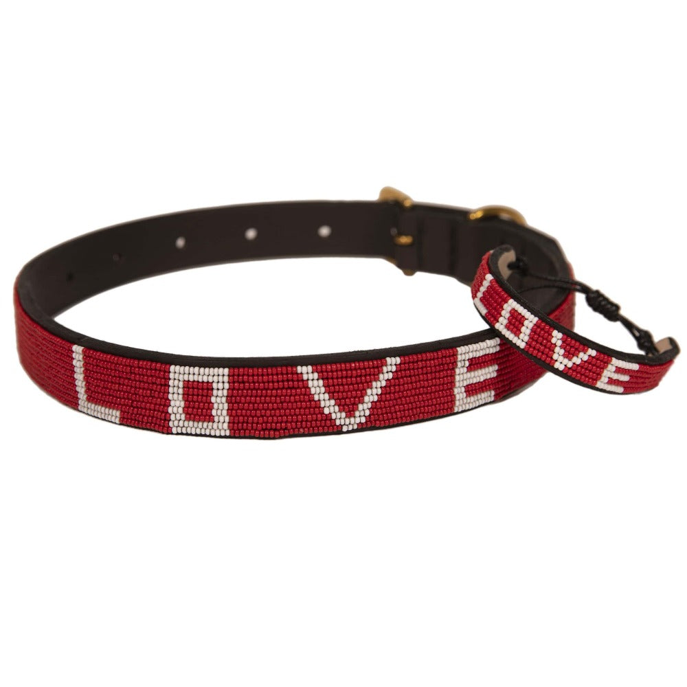 Dog Collar & Original Love Bracelet Best Friend Bundle - Love Is Project