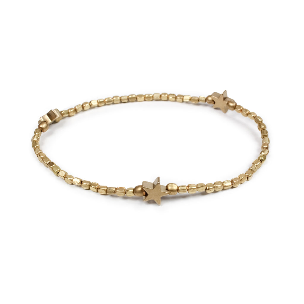 Gia Golden Star Bracelet - Love Is Project