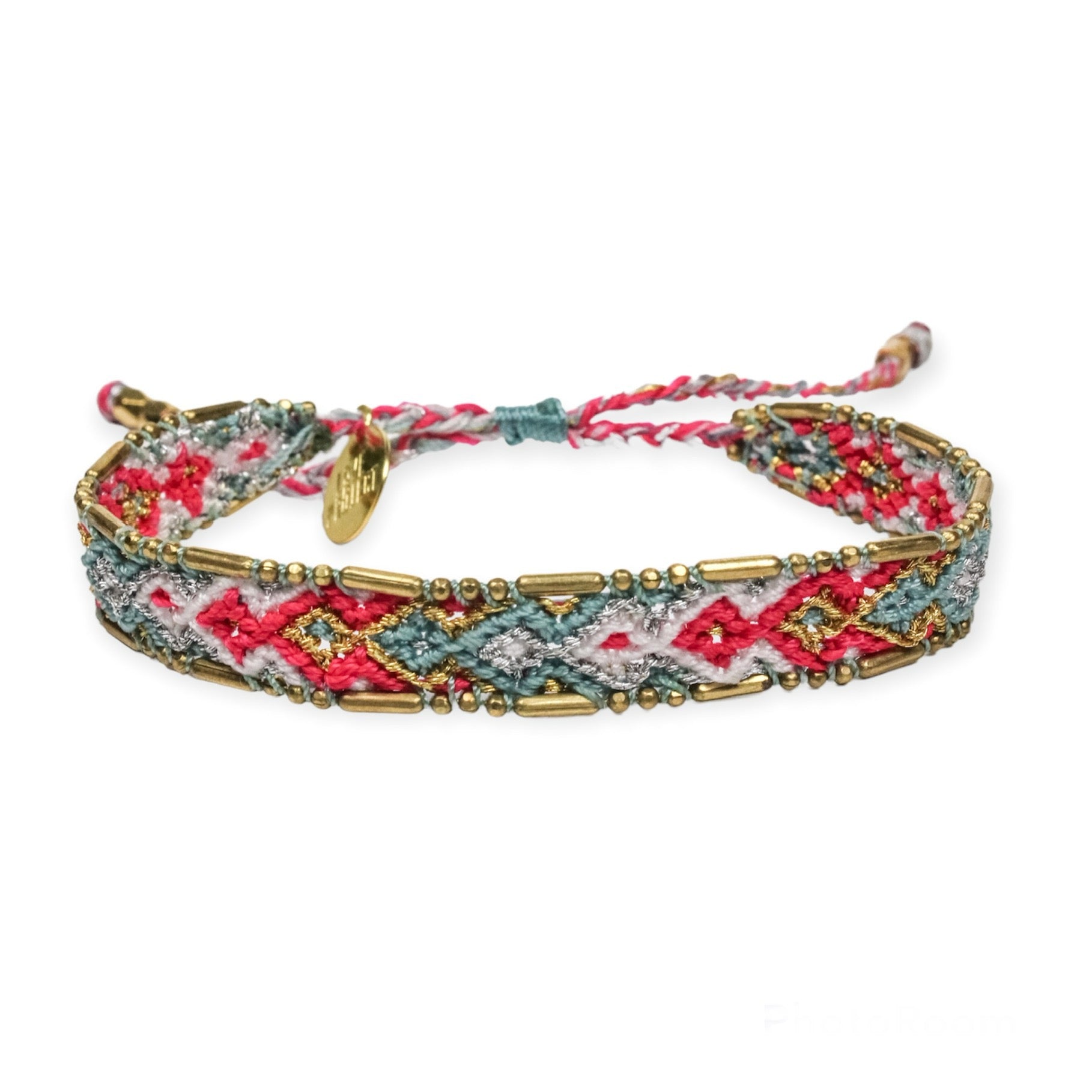 Bali Metallic Friendship Bracelet - Ice Crystal - Love Is Project