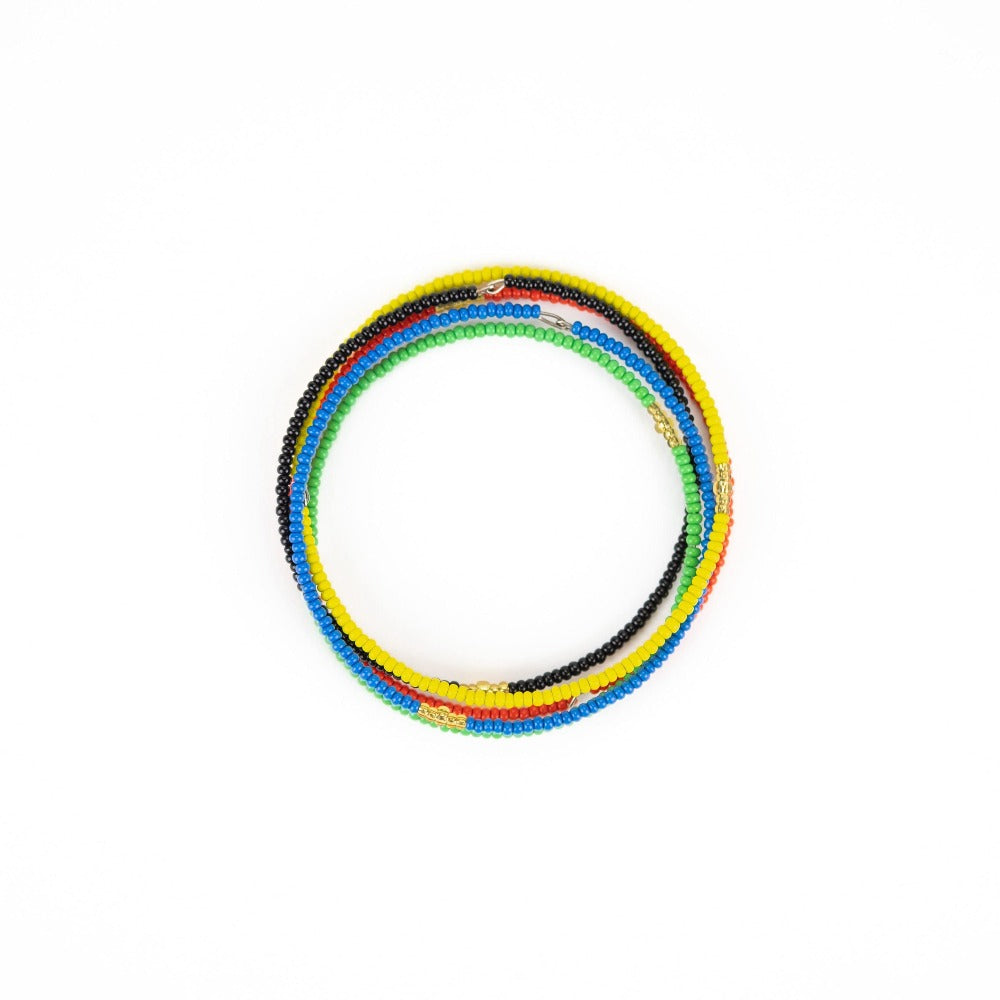 Beaded Unity Rings Bracelet - Love Is Project