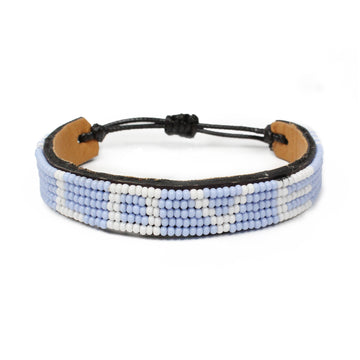 LOVE Bracelet - Light Blue and White - Love Is Project