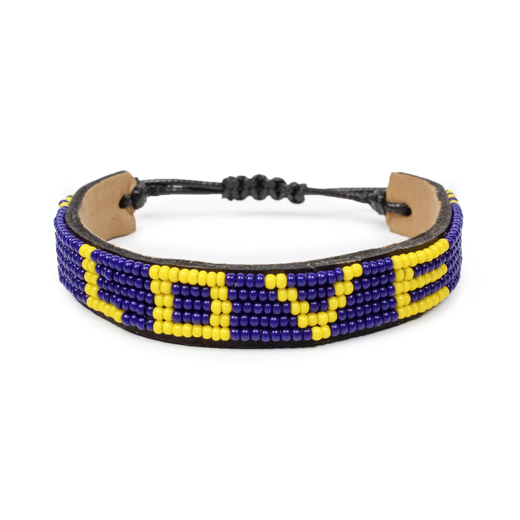 LOVE Bracelet - Navy and Yellow - Love Is Project