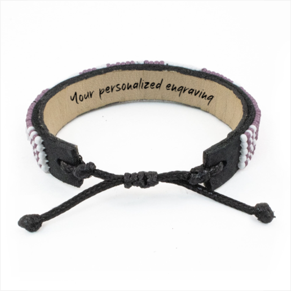 Purple Empower LOVE Bracelet