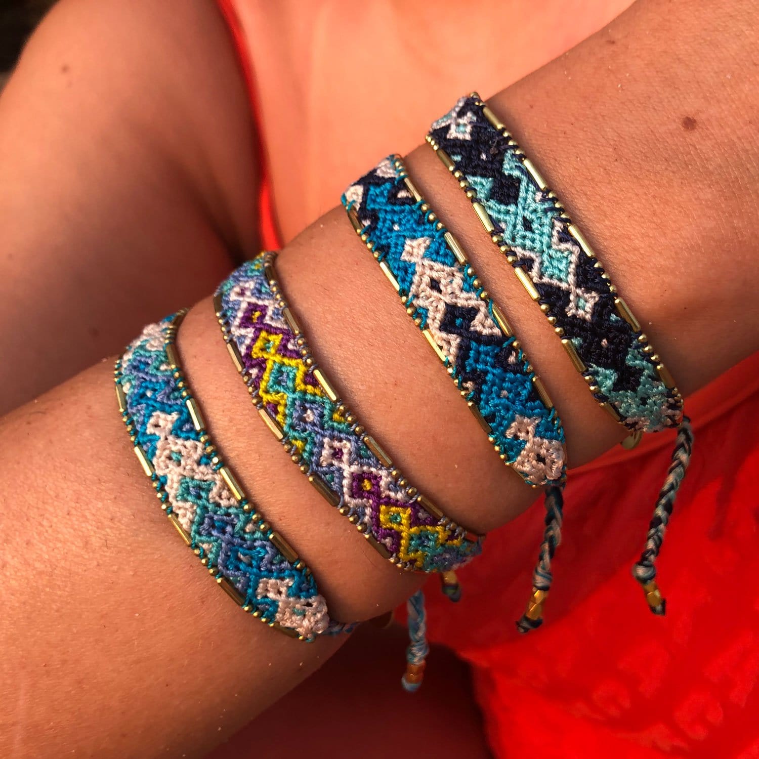 Bali Friendship Bloom Bundle - Woven Bracelets - Love is Project