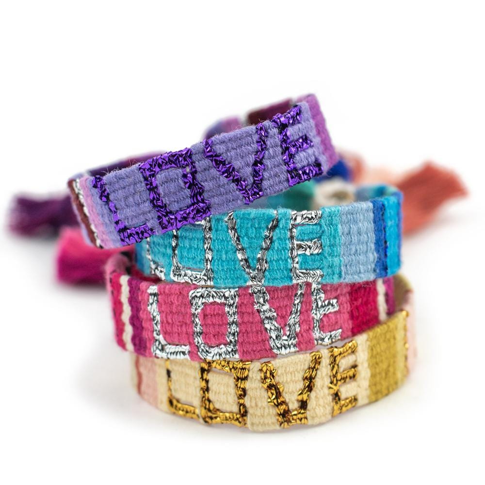 Bundle - Atitlan Deep LOVE Bracelets (Set of 4) - Love Is Project