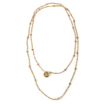 Gia Golden Heart Necklace from Love Is Project