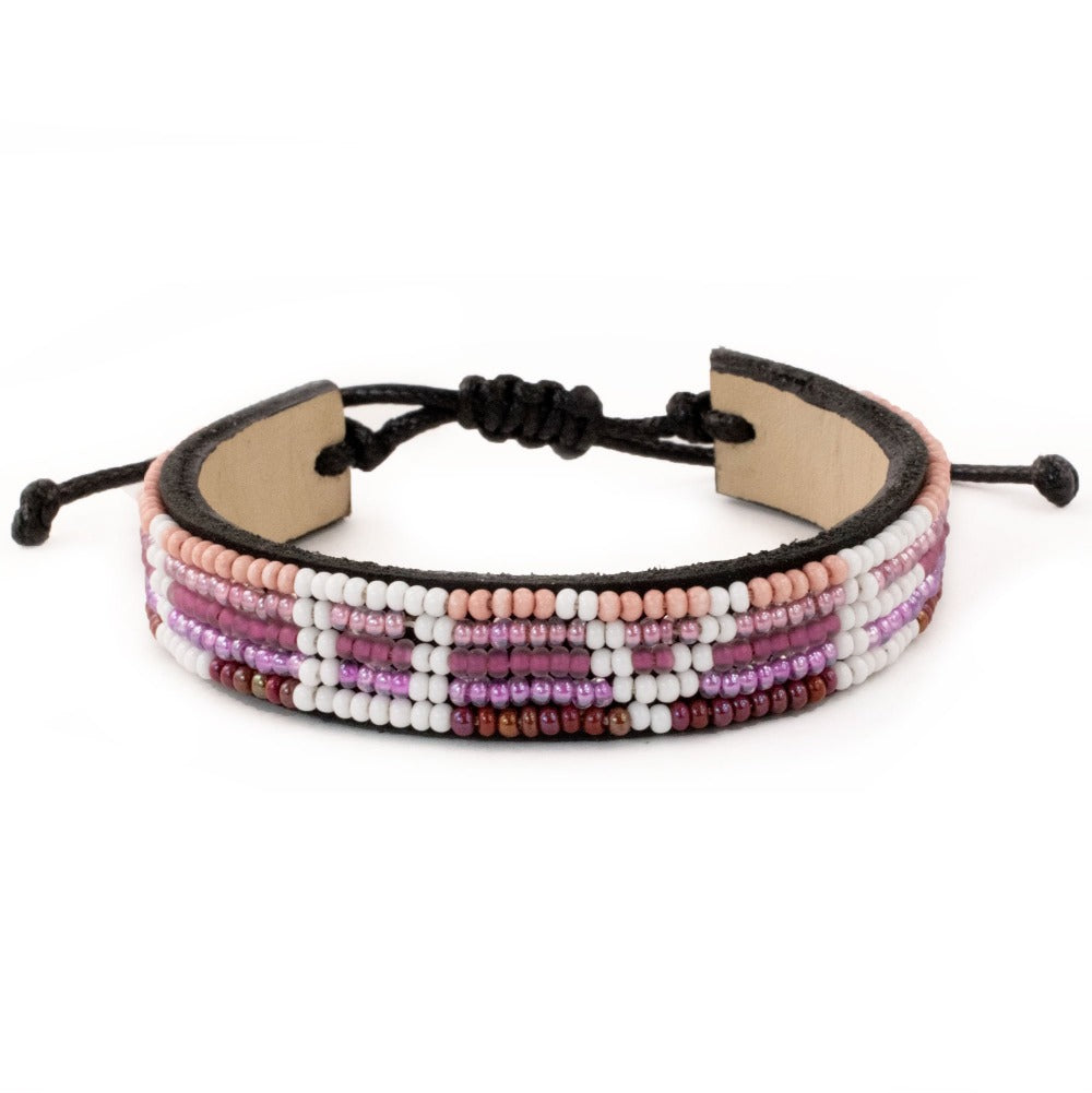 Pink Power Ombre LOVE Bracelet from Love Is Project