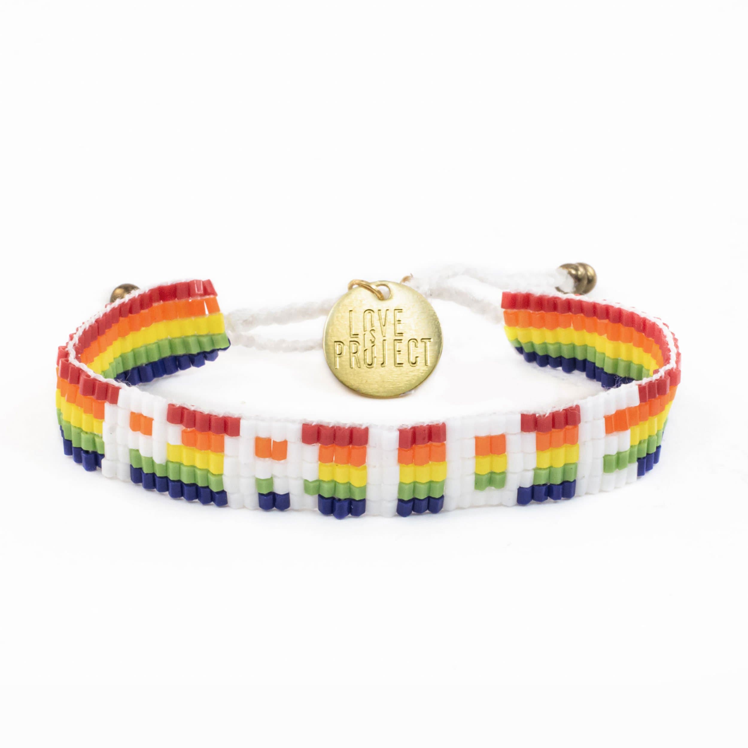 Rainbow Seed Bead 4mm Bracelet