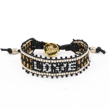 Taj LOVE Bracelet - Black & White - Love Is Project