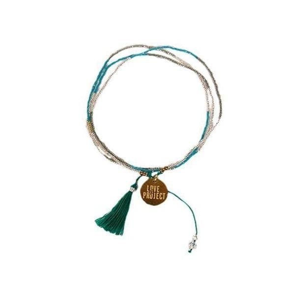 Bali UNITY Beaded Wrap/Necklace - Green