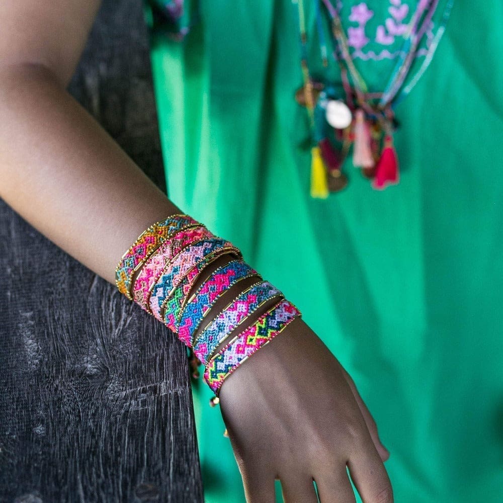 Bali Friendship Bracelet - Electric Lady - Love Is Project
