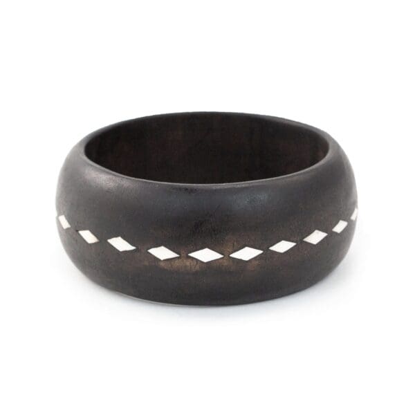 Mindanao Pearl & Wood Bangle - Sun