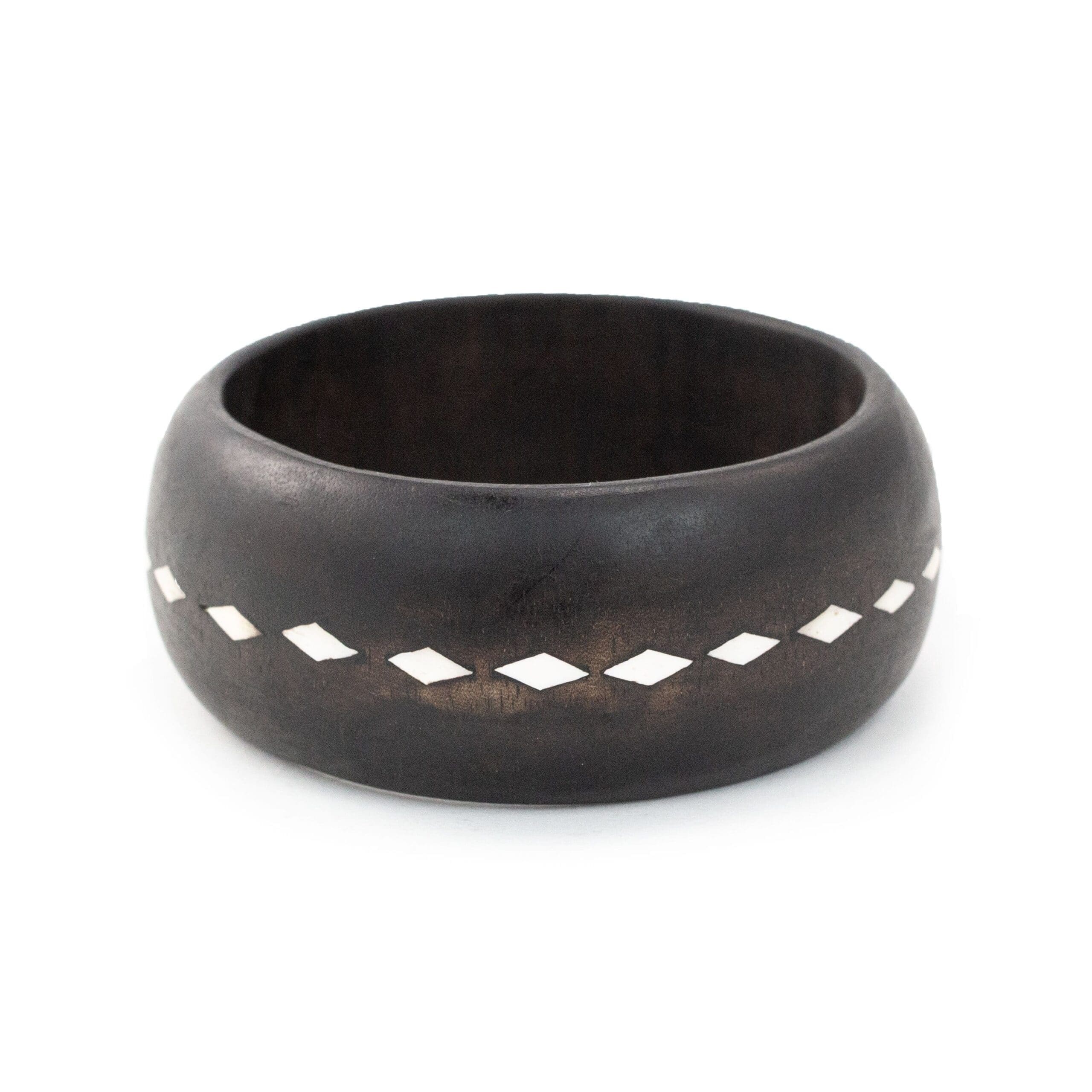 Mindanao Pearl & Wood Bangle - Sun - Love Is Project