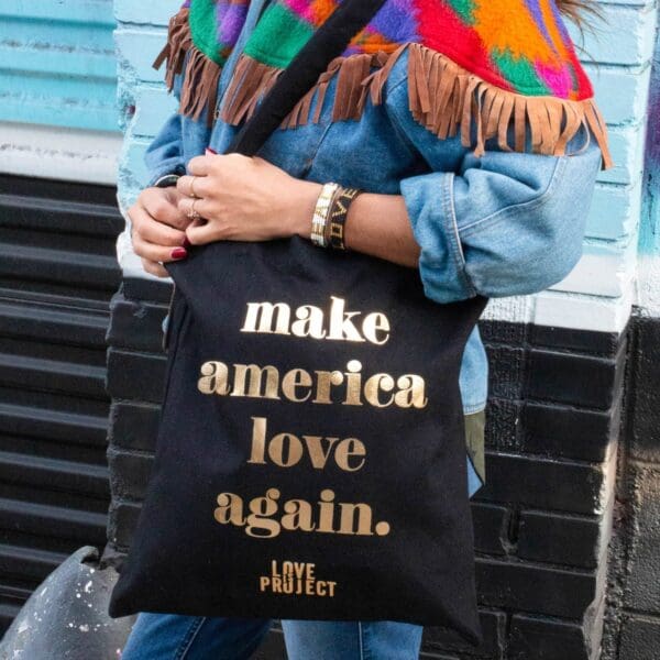 Make America Love Again Tote - Black