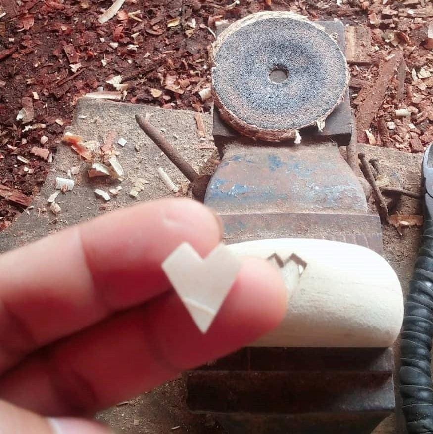 Mindanao Pearl & Wood Bangle - Sun - Love Is Project