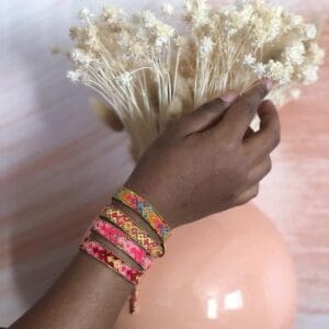 Bali Friendship Bracelet - Fire Burst