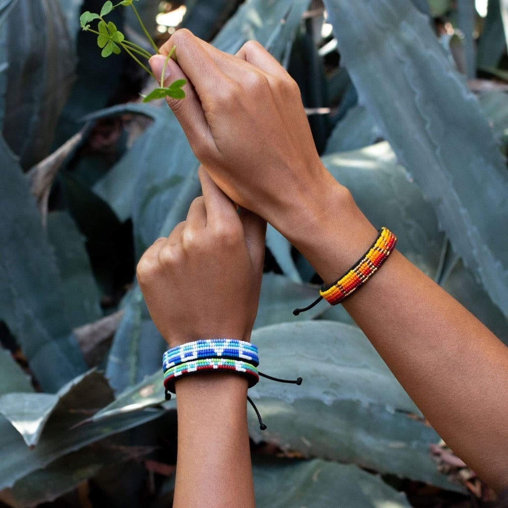 Aquamarine Ombre LOVE Bracelet from Love Is Project