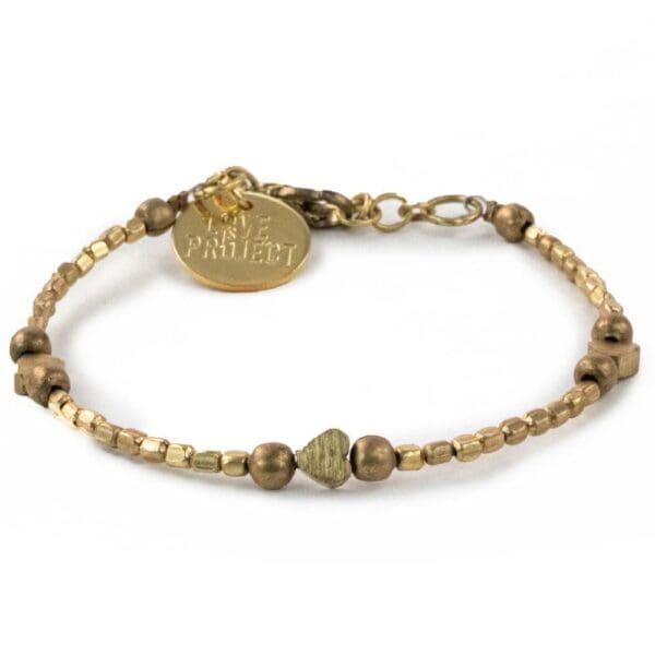 Gia Golden Heart Anklet