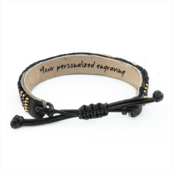 LOVE Bracelet - Black/Gold - Love Is Project