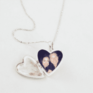 Love Heart Locket Necklace Charm