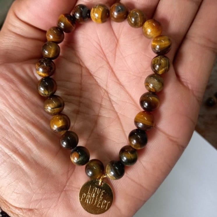 Tiger Eye Beaded Bracelet from Love Is Project