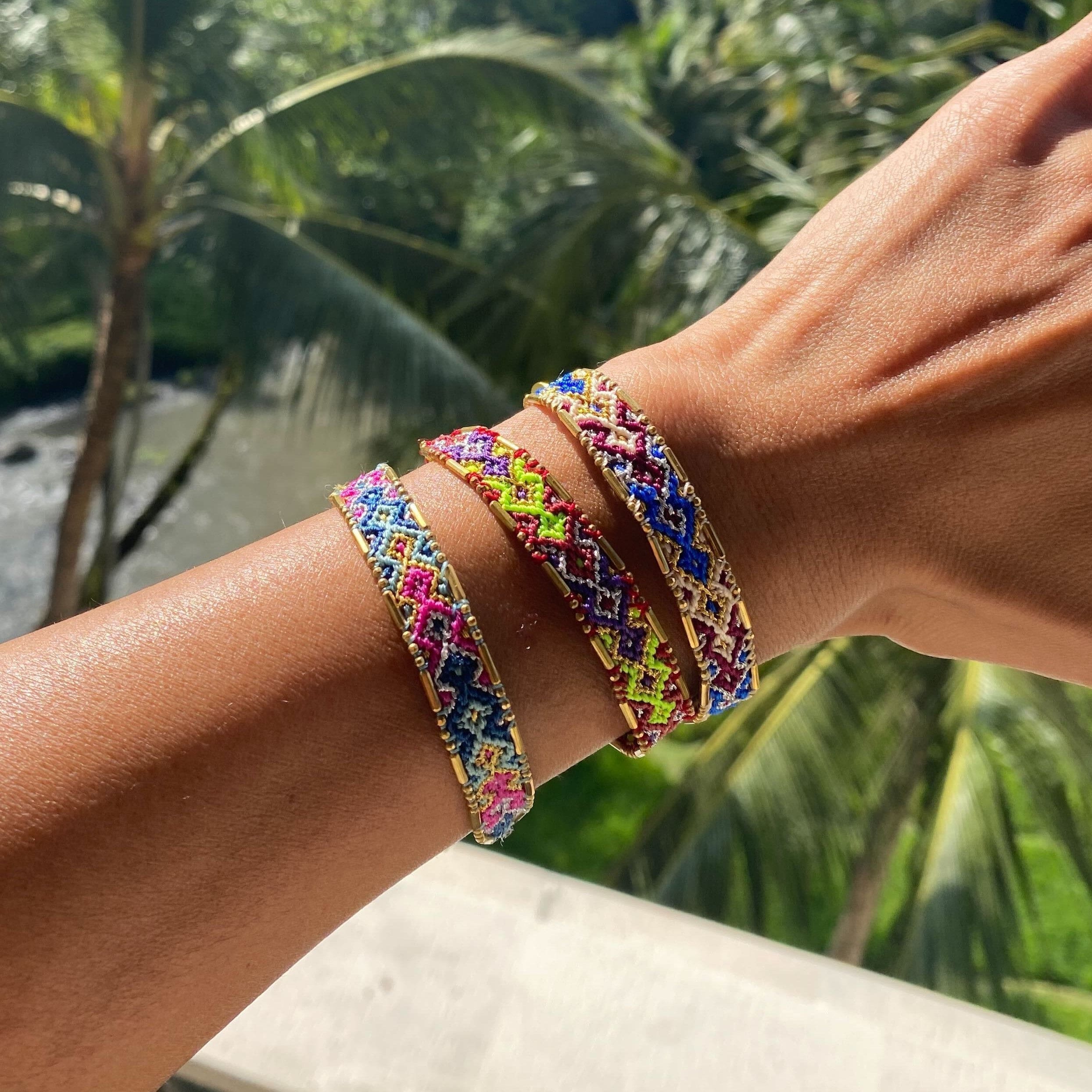 Bali Metallic Friendship Bracelet - Earth Oasis - Love Is Project