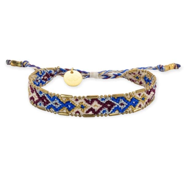 Bali Metallic Friendship Bracelet - Dune Oasis