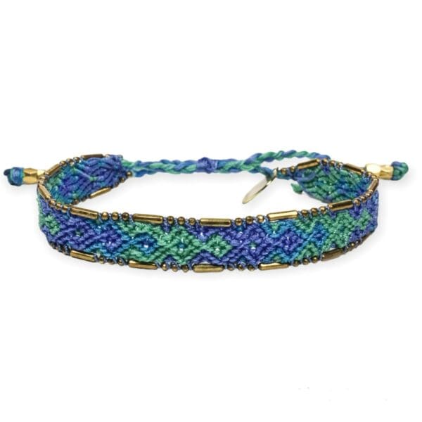 Bali Friendship Bracelet - Lagoon Blue