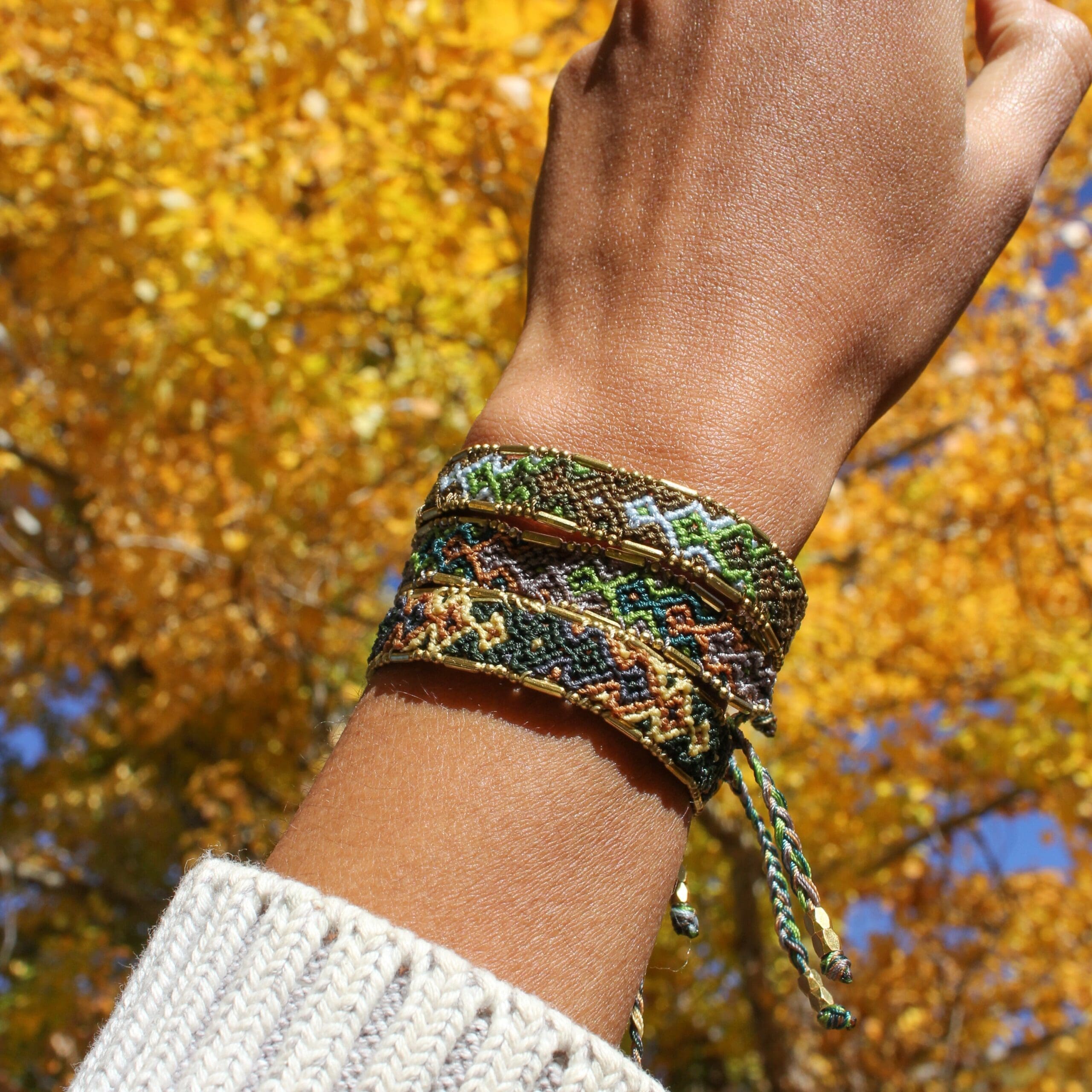 Bali Friendship Bracelet - Olive Camo - Love Is Project