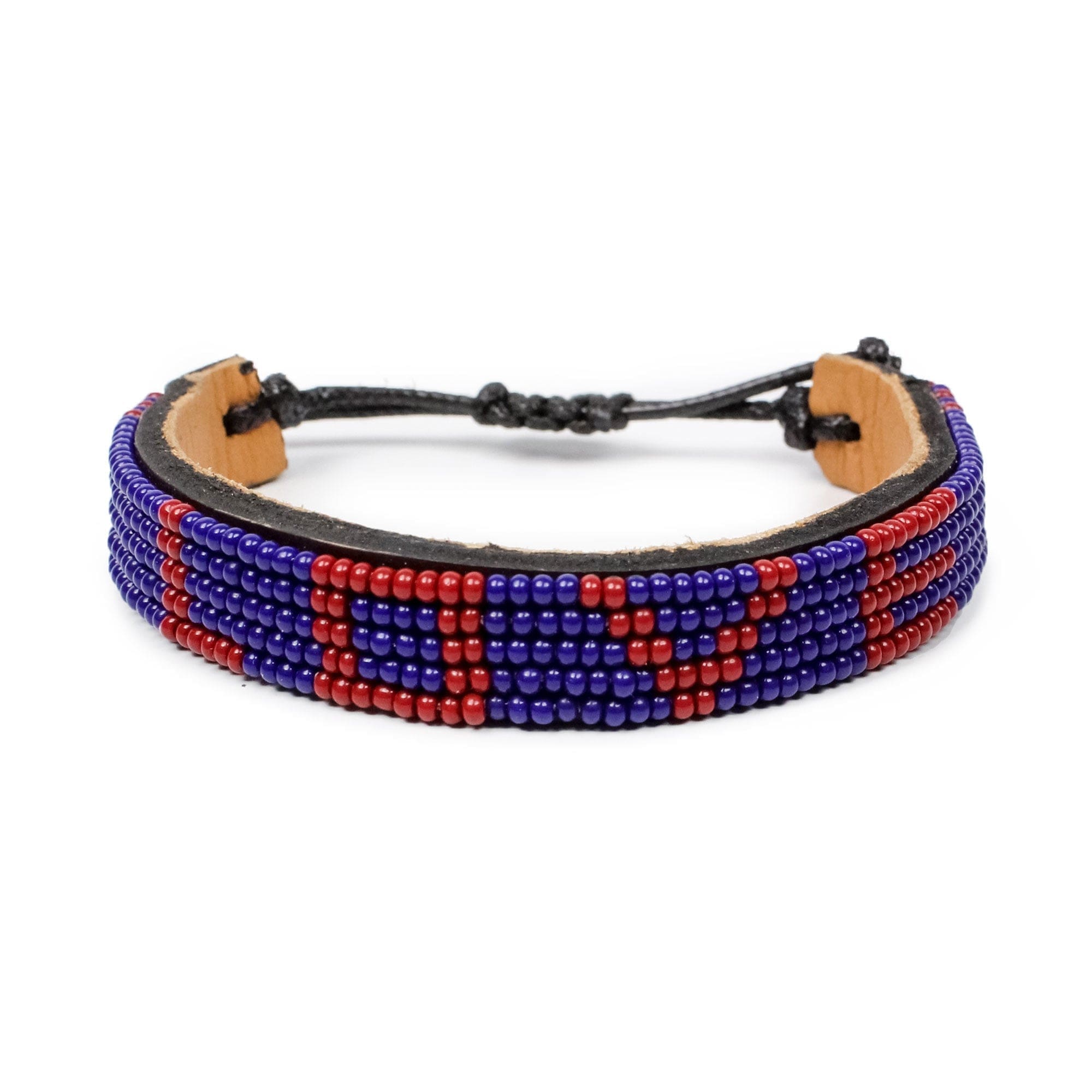 LOVE Bracelet - Navy and Crimson