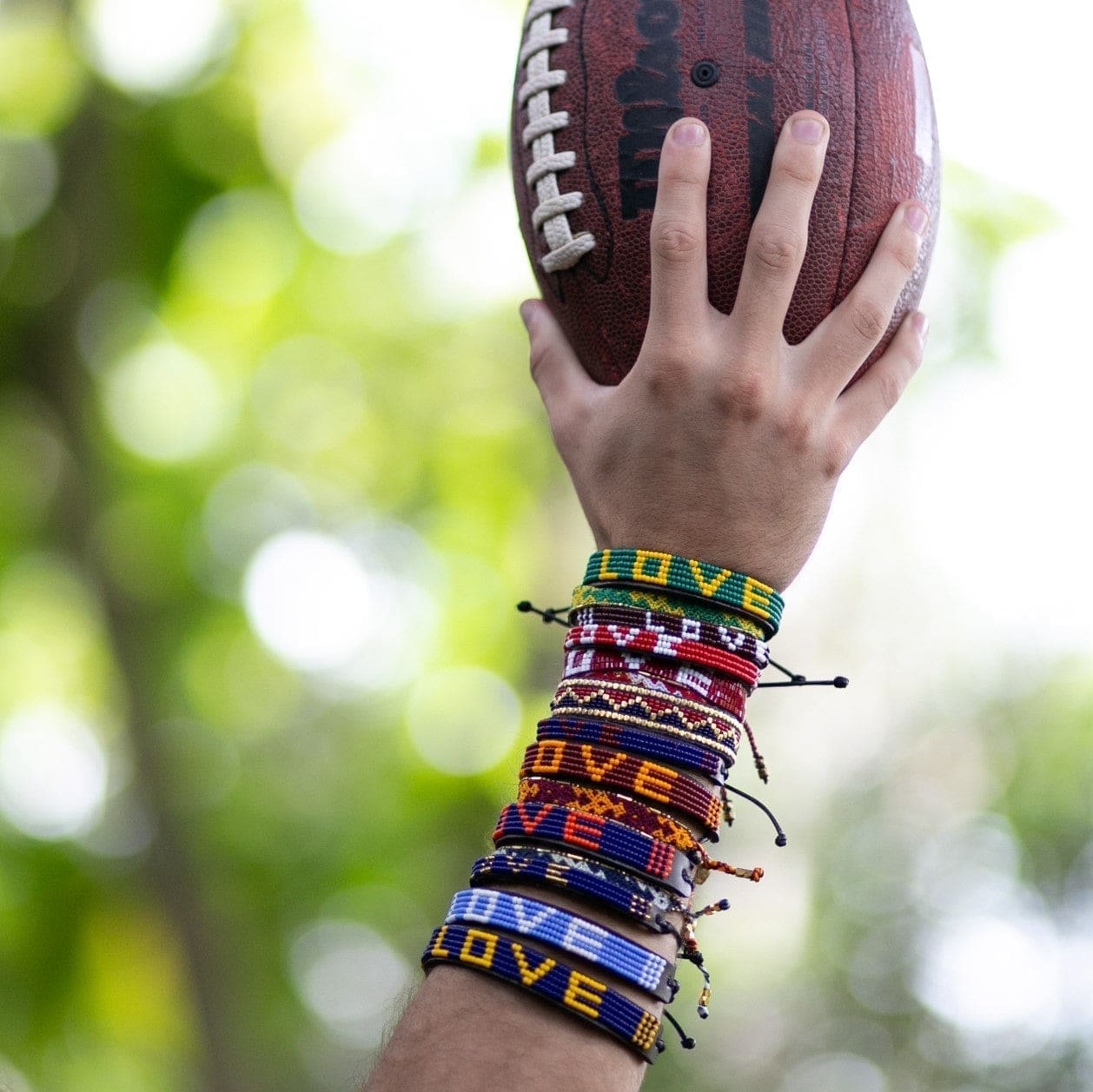 LOVE Bracelet - Navy and Orange - Love Is Project