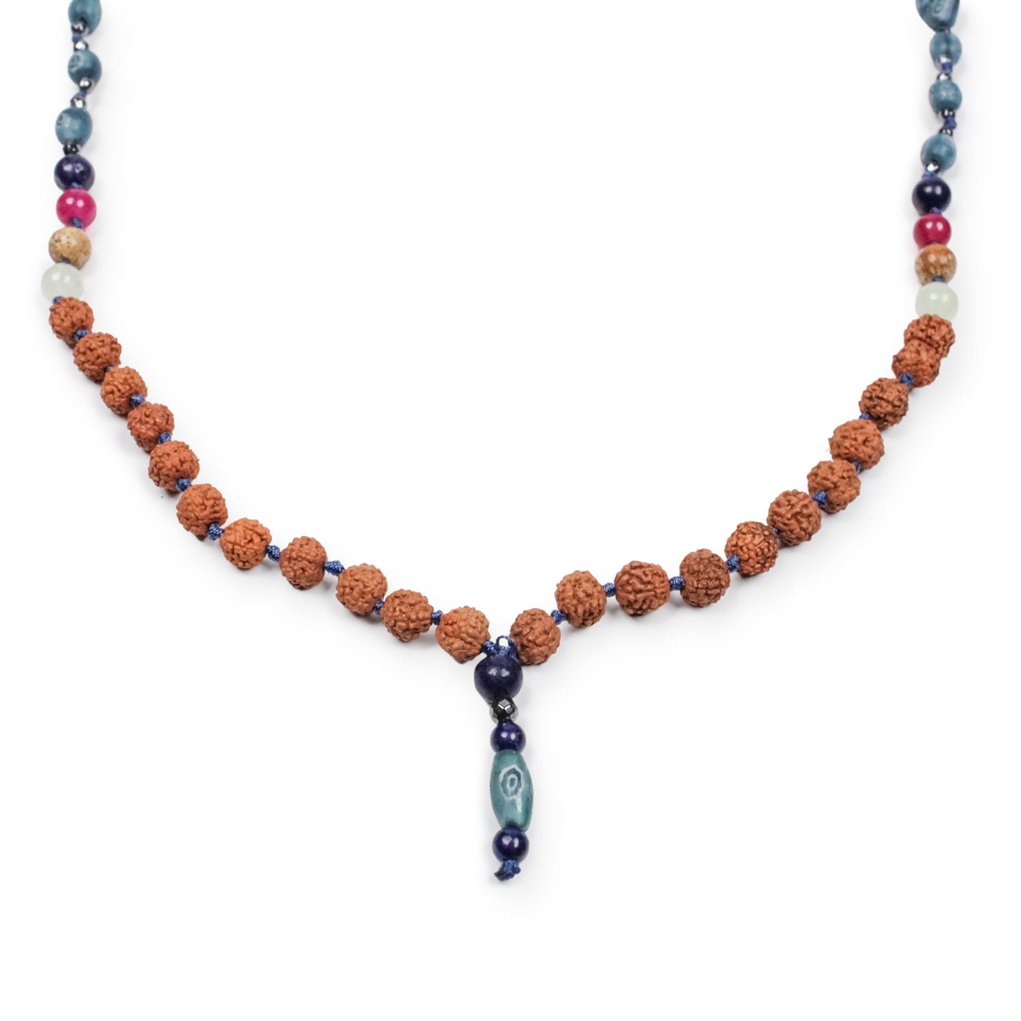 Bali Mala Necklace - Deep Sea Blue - Love Is Project